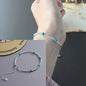 925 Sterling Silver Zircon Love Heart Bracelet