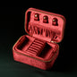 Velvet Jewelry Box Double Layer Design