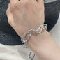 S925 Blue & Purple Gemstone Bracelet