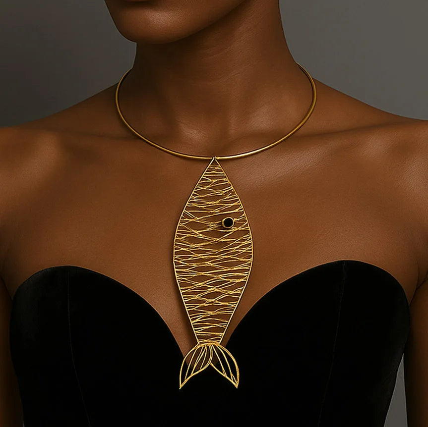 Bohemia Conch Starfish Imitation Pearl Necklace