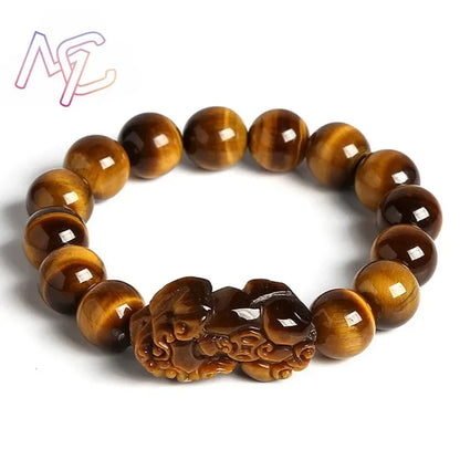 Natural Tiger Eye Pixiu Bracelet