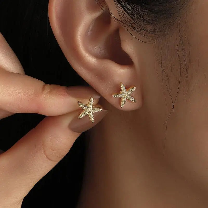 Beach Pearl Conch Shell Earrings