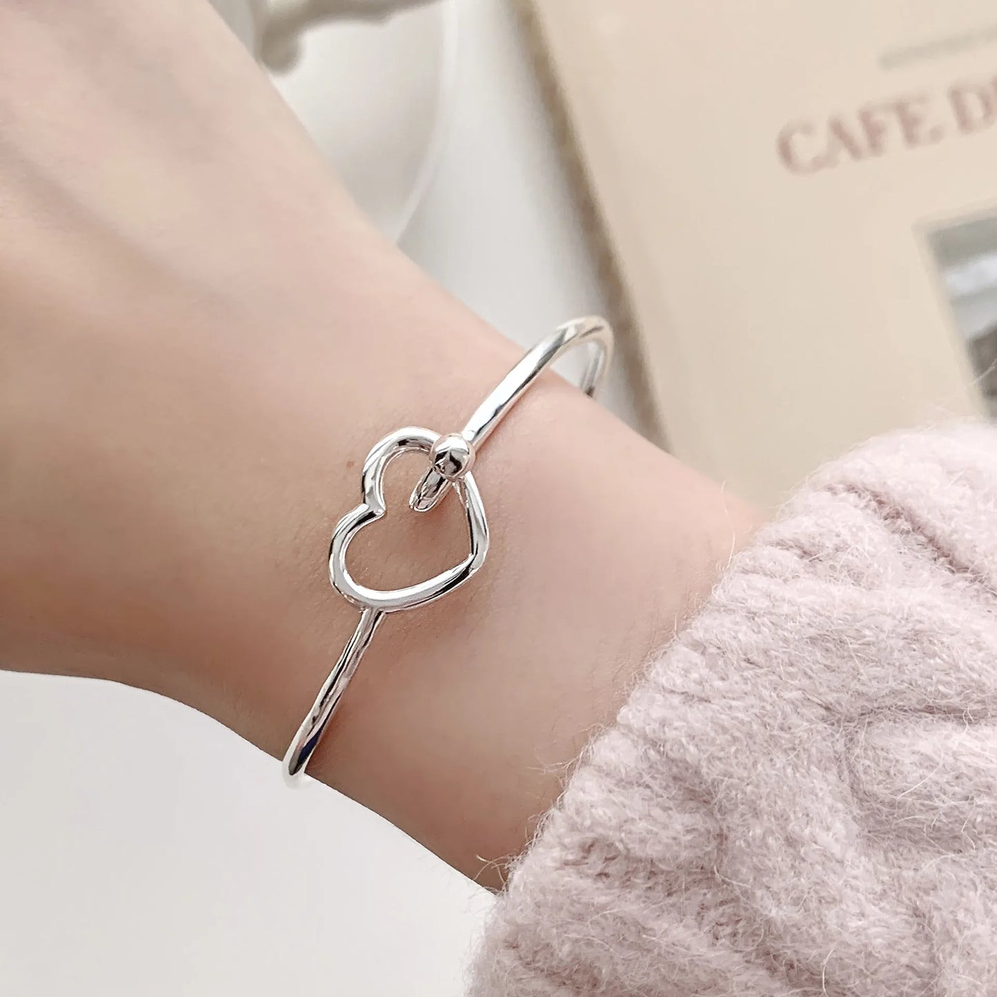 S925 Beaded Geometric Bracelet