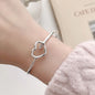 S925 Beaded Geometric Bracelet