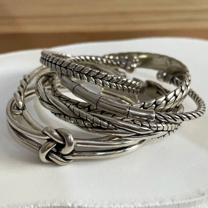 925 Sterling Silver Trendy Bracelets
