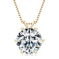 S925 0.5ct-5ct Moissanite Pendant Necklace