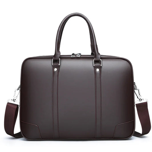 PU Leather Men's Briefcase