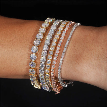 GRA Moissanite Tennis Necklace