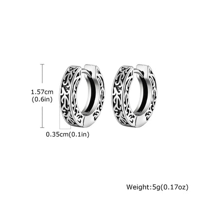 Retrol Hoop Earrings