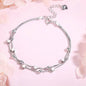 Fine 925 Sterling Silver Lucky Beads Bracelet