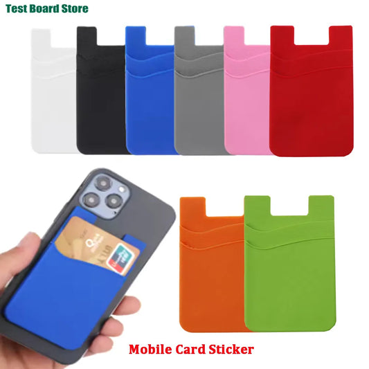 Silicone Phone Card Holder