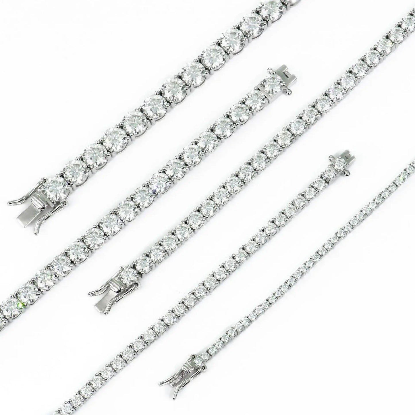 GRA Moissanite Tennis Necklace