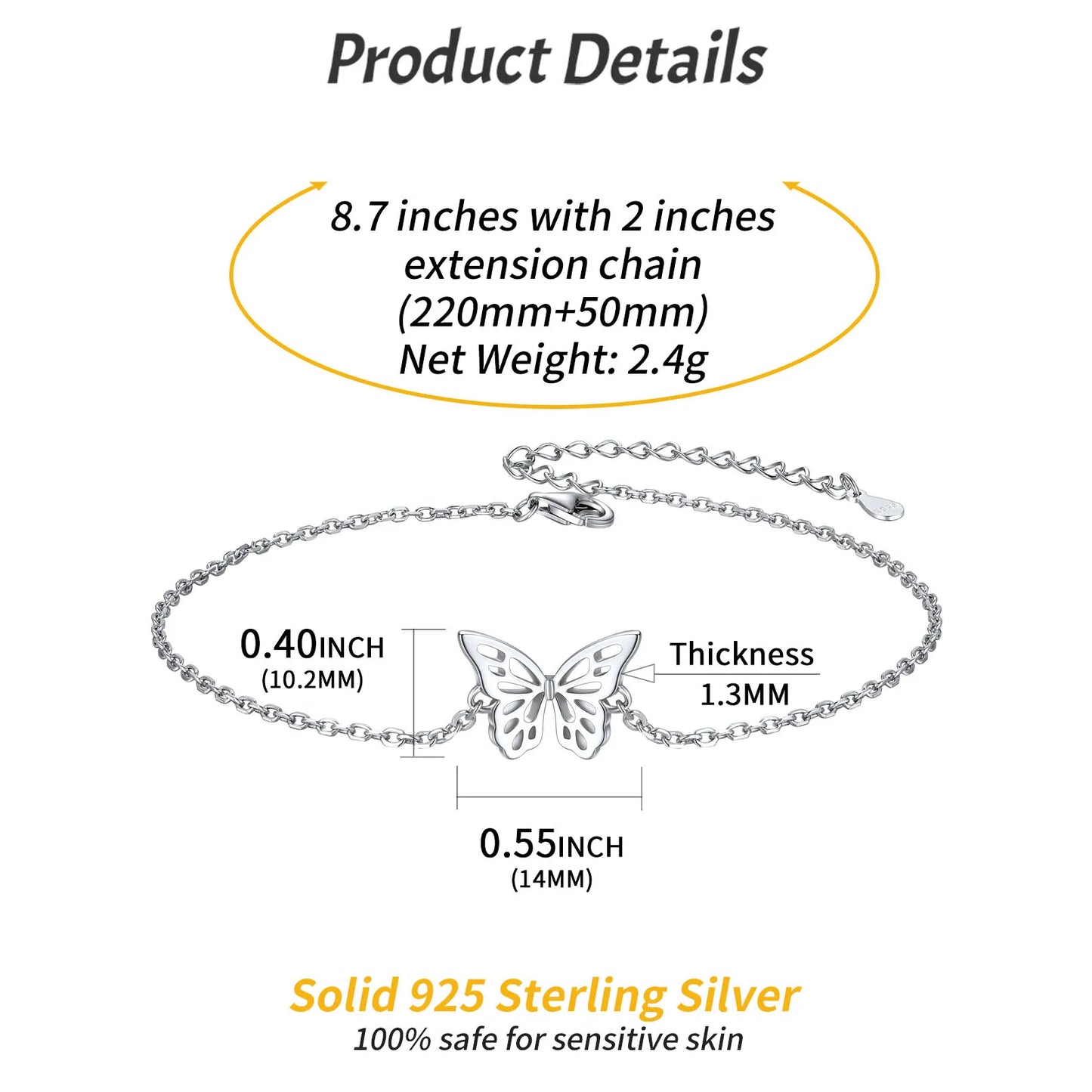 S925 Anklets