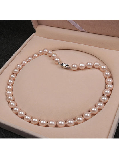 45cm Round Pearls Necklace