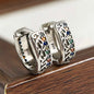 S925 Retro Zircon Earring