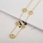 Five Leaf Petal Diamond Micro Set Necklace/Bracelet