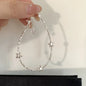 925 Sterling Silver Zircon Love Heart Bracelet