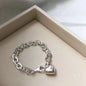 S925 Beaded Geometric Bracelet