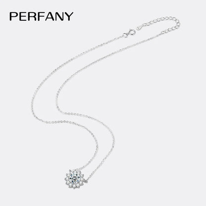 S925 Silver 1-3CT Moissanite Necklace