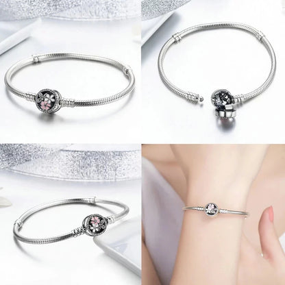 S925 Heart Link Bracelet