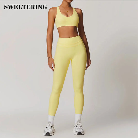 Sportswear Yoga Suits Fitness Set Tracksuits Sports Bra Gym Leggings