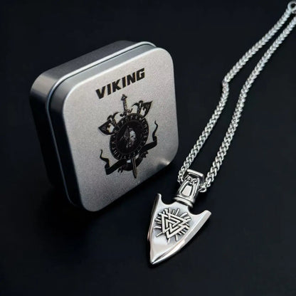 Odin Rune 316L Stainless Steel Pendant Necklace