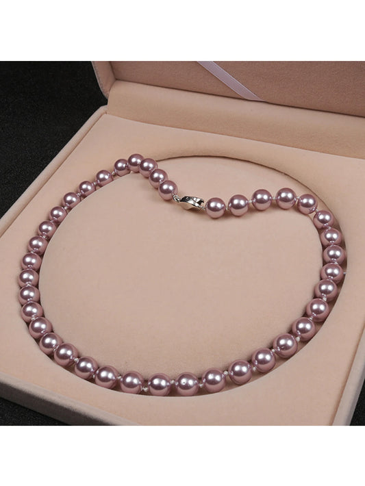 45cm Round Pearls Necklace