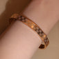 Checkered Design Crystal Bangle