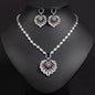 Sturdy Shell Bloom Flower Jewellery Set