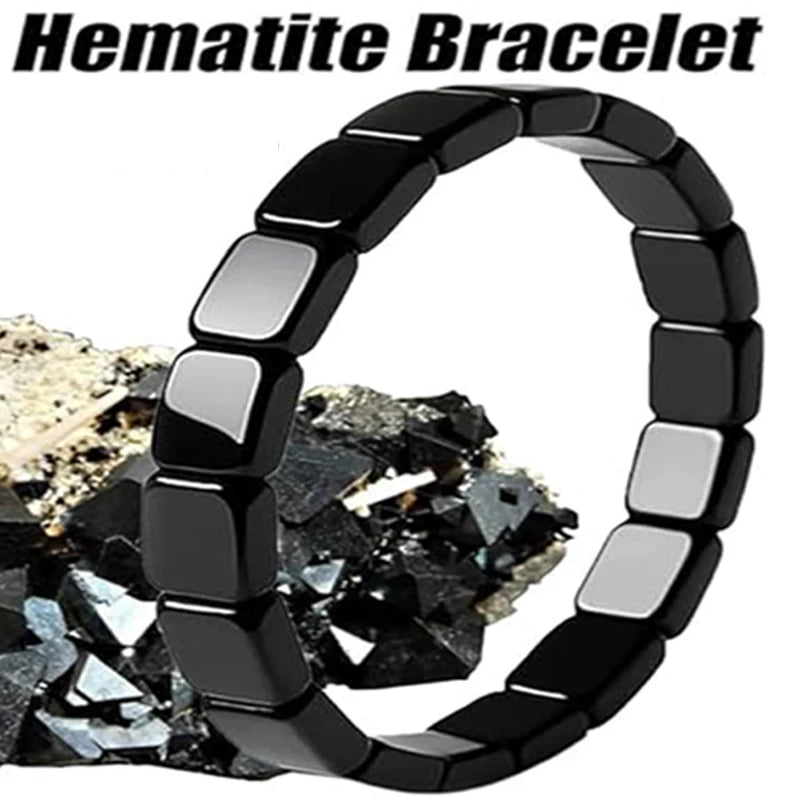 Wrist Hematite Stone Beaded Healing Bracelet