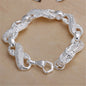 925 Sterling Silver Exquisite Solid Chain Bracelet