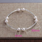 925 Sterling Silver Zircon Love Heart Bracelet