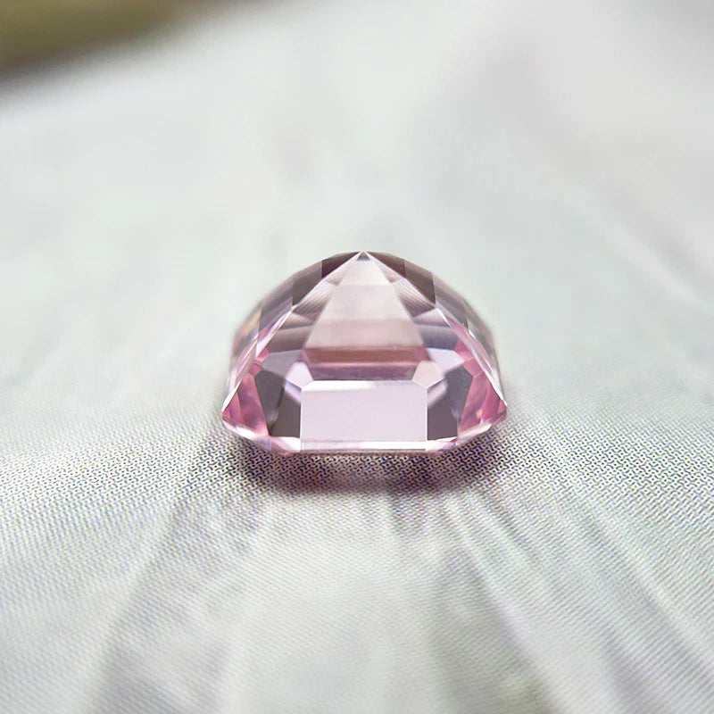 Lab Grown Sapphire, Pink Colour, Asscher Cut