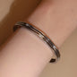 Checkered Design Crystal Bangle