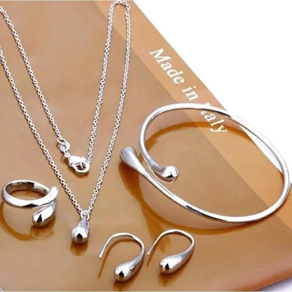 Water Drop Jewellery Set