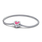 S925 Heart Link Bracelet