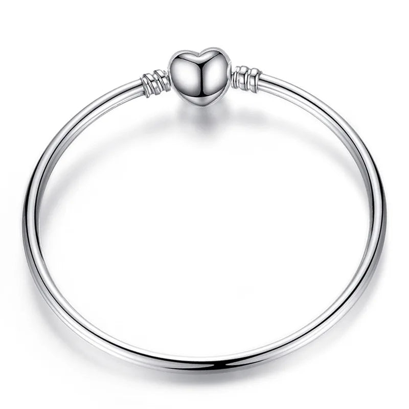S925 Heart Link Bracelet