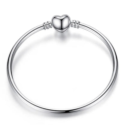 S925 Heart Link Bracelet