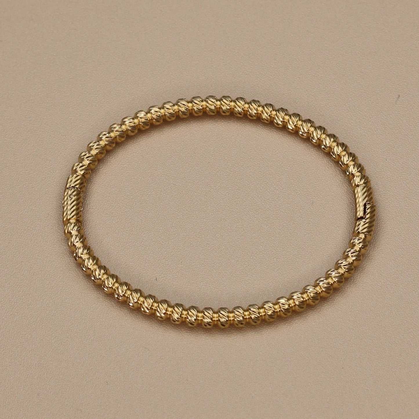 Stainless Steel Gold Colour Waterproof Bracelet