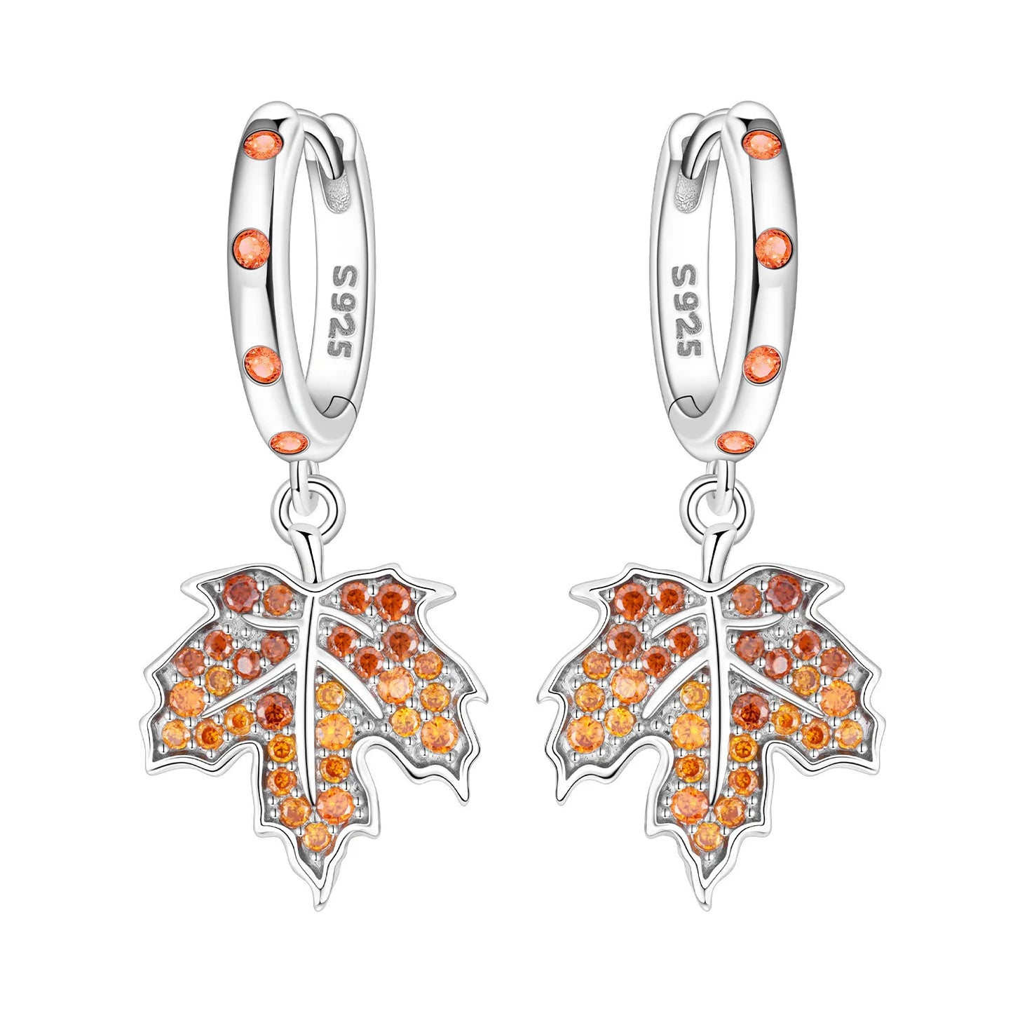 Original S925 Blue Iris Flower Earrings
