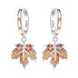 Original S925 Blue Iris Flower Earrings
