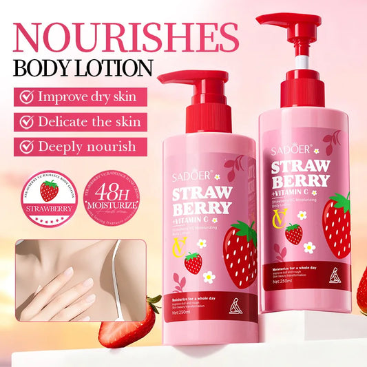 Strawberry Lightening Skin Care Hand Cream Body Butter