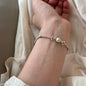 S925 Beaded Geometric Bracelet