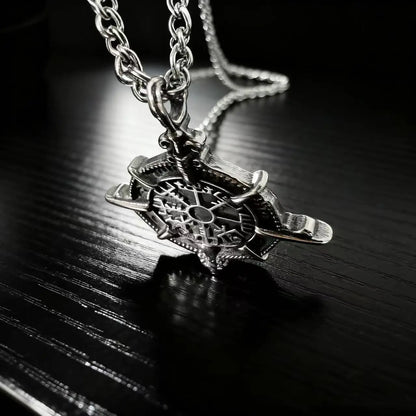 Compass Pendant Chain