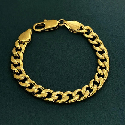 925 Sterling Silver Bracelet Plated with 18K Gold