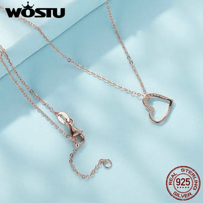 925 Sterling Silver Connected Hearts Choker Gold Plated Necklace