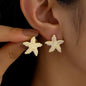 Beach Pearl Conch Shell Earrings