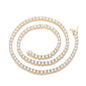 GRA Moissanite Tennis Necklace