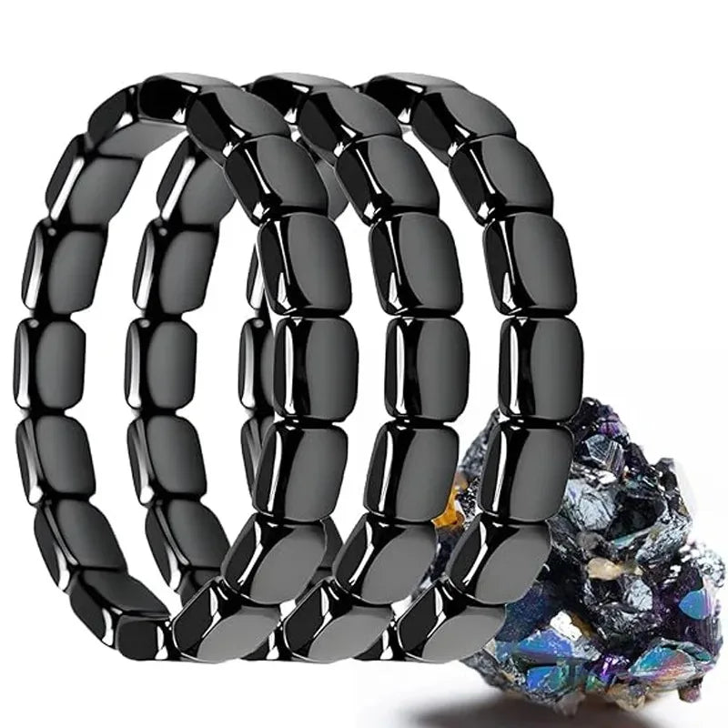 Wrist Hematite Stone Beaded Healing Bracelet