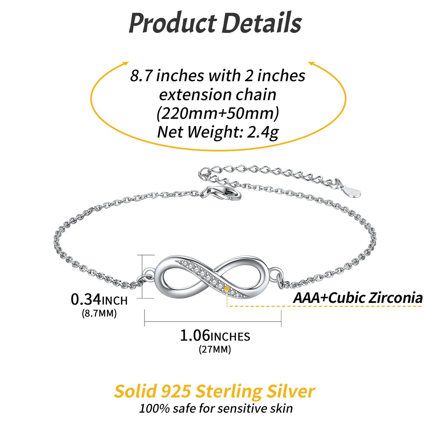 S925 Anklets